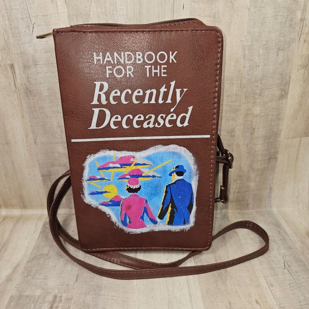 Beetlejuice Purse Handbook For the Recently‎ Deceased Adjustable Crossbody